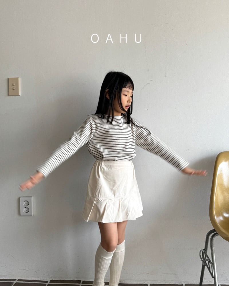 O'Ahu - Korean Children Fashion - #kidsshorts - Berry Rib Tee - 6