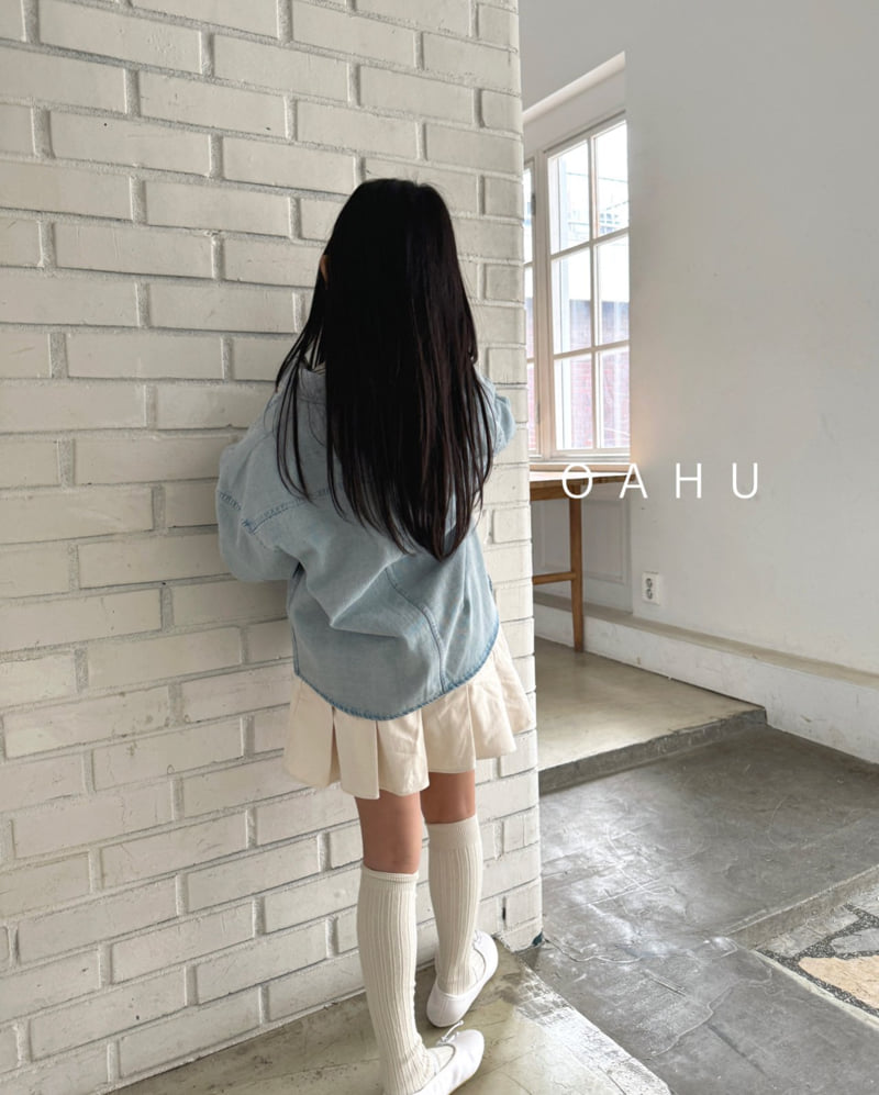 O'Ahu - Korean Children Fashion - #kidsshorts - Tabi Denim Shirt - 7