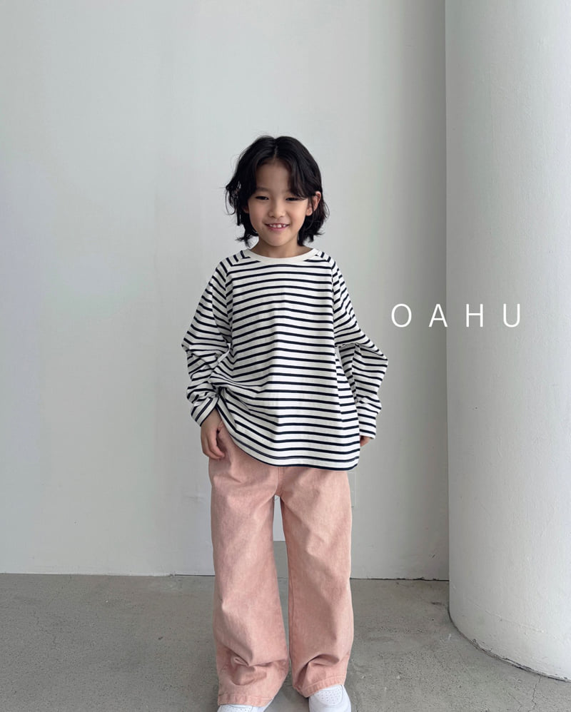 O'Ahu - Korean Children Fashion - #kidsshorts - Fleece Dyeing Pants - 5