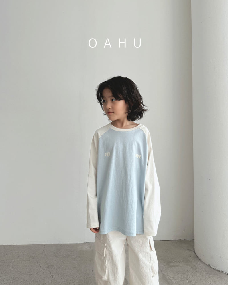 O'Ahu - Korean Children Fashion - #kidsshorts - For Love Raglan Tee - 4
