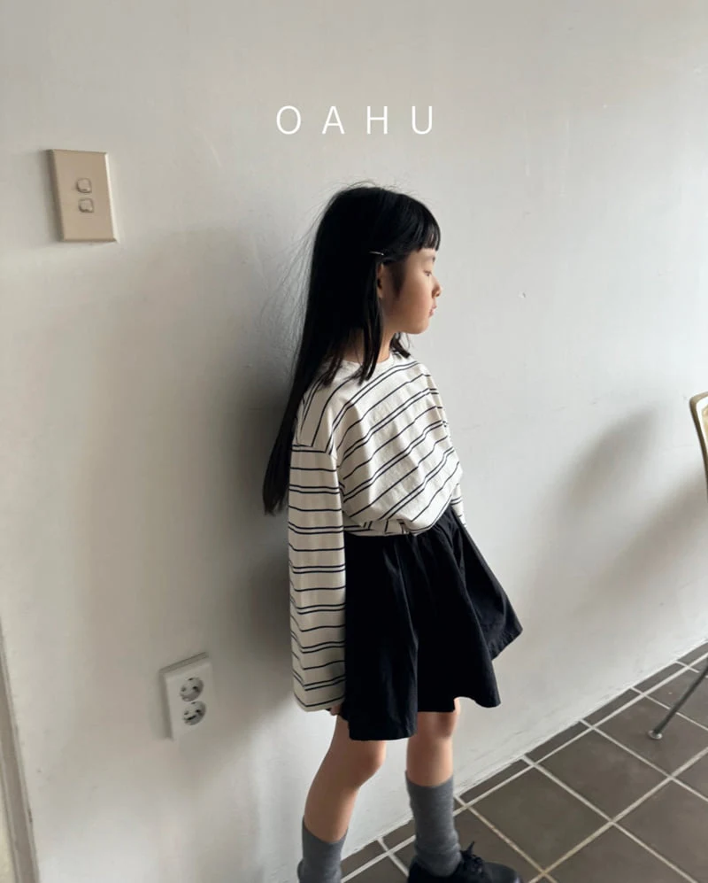 O'Ahu - Korean Children Fashion - #kidsstore - Tutu Stripe Tee - 5