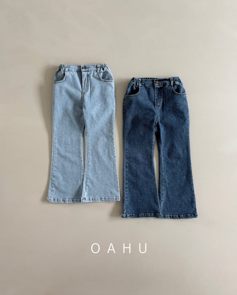 O'Ahu - Korean Children Fashion - #kidzfashiontrend - Vivi Bootcut Denim Pants