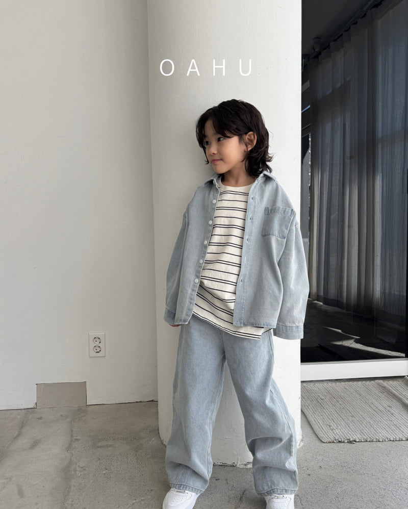 O'Ahu - Korean Children Fashion - #littlefashionista - Tabi Denim Shirt - 11