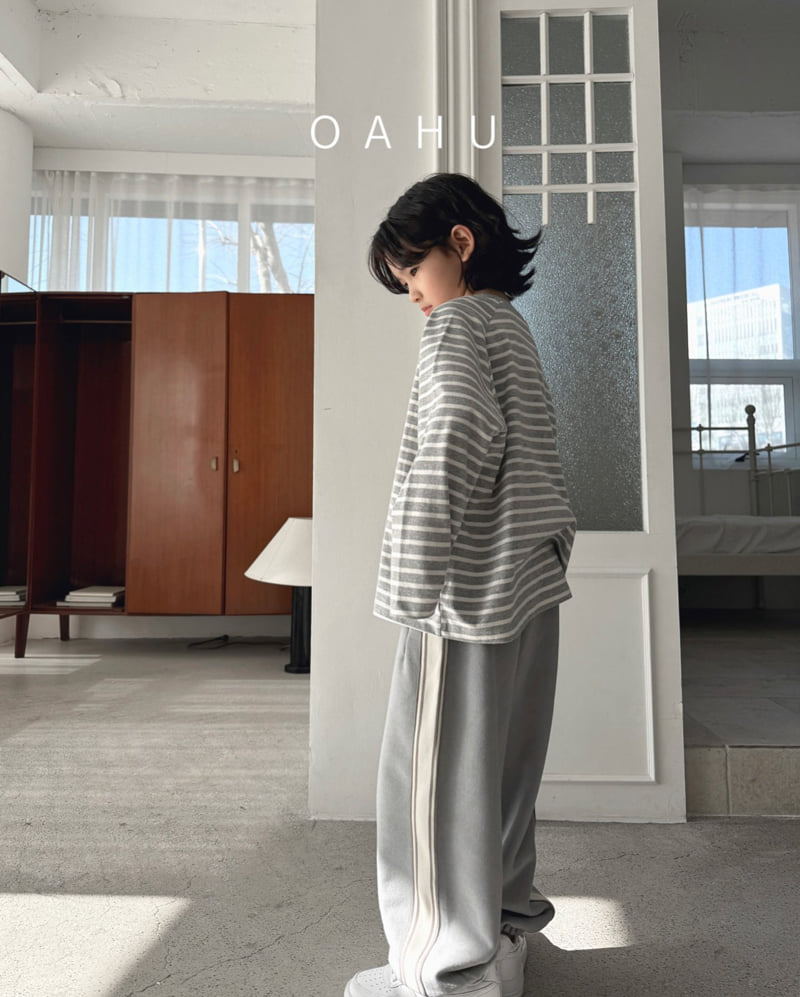 O'Ahu - Korean Children Fashion - #littlefashionista - Tape Track Jogger Pants - 5