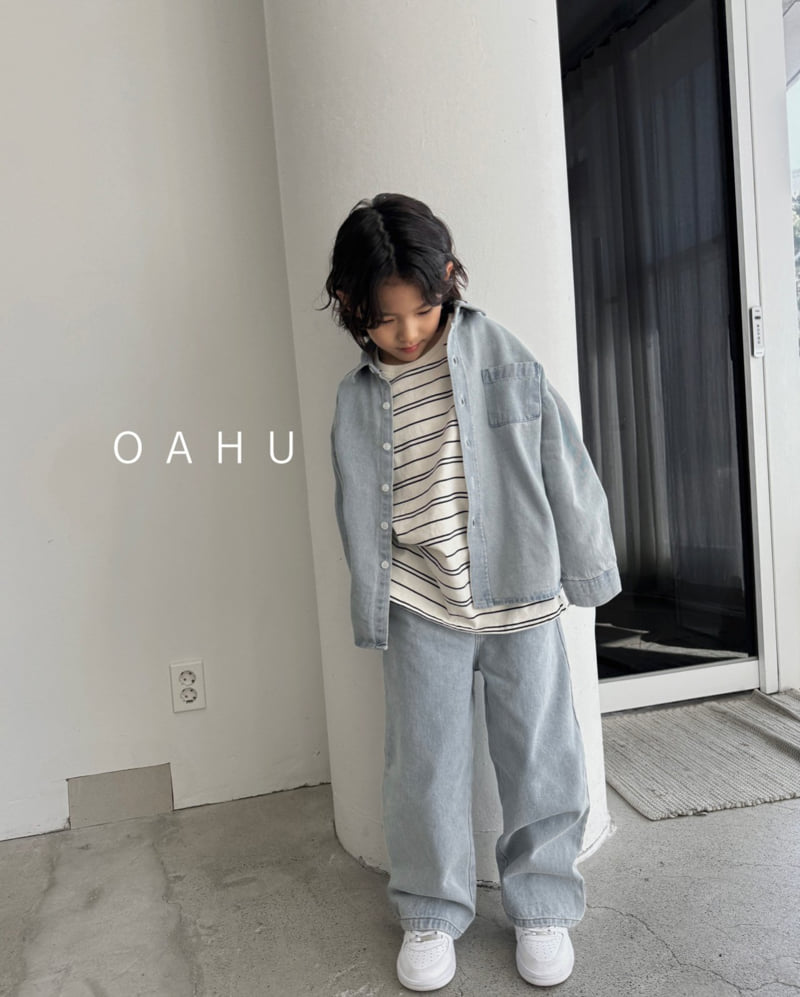 O'Ahu - Korean Children Fashion - #magicofchildhood - Tabi Denim Shirt - 12