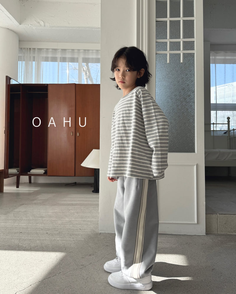 O'Ahu - Korean Children Fashion - #magicofchildhood - Tape Track Jogger Pants - 6