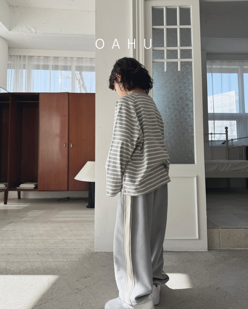 O'Ahu - Korean Children Fashion - #minifashionista - Tape Track Jogger Pants - 7