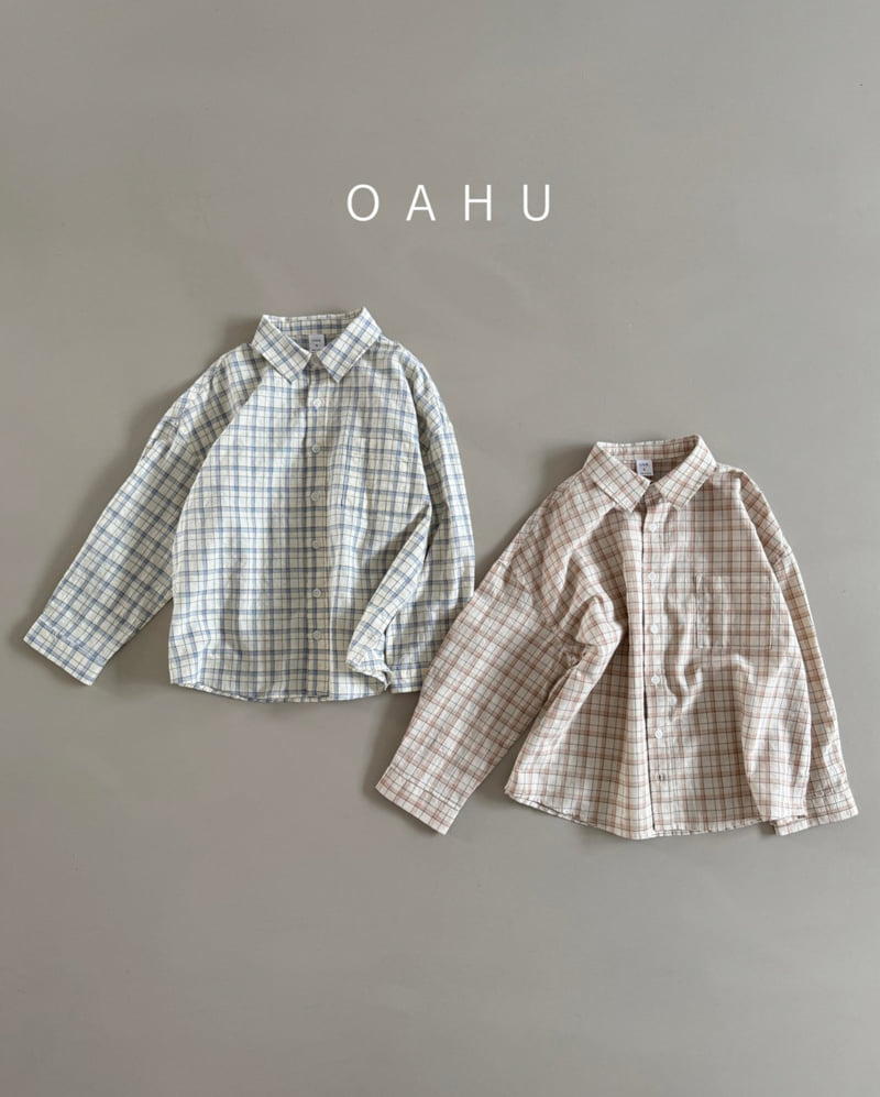 O'Ahu - Korean Children Fashion - #prettylittlegirls - Day Check Shirt