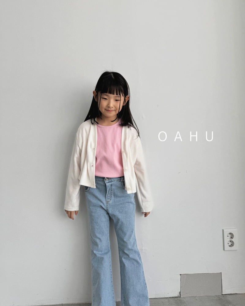 O'Ahu - Korean Children Fashion - #prettylittlegirls - Vivi Bootcut Denim Pants - 6