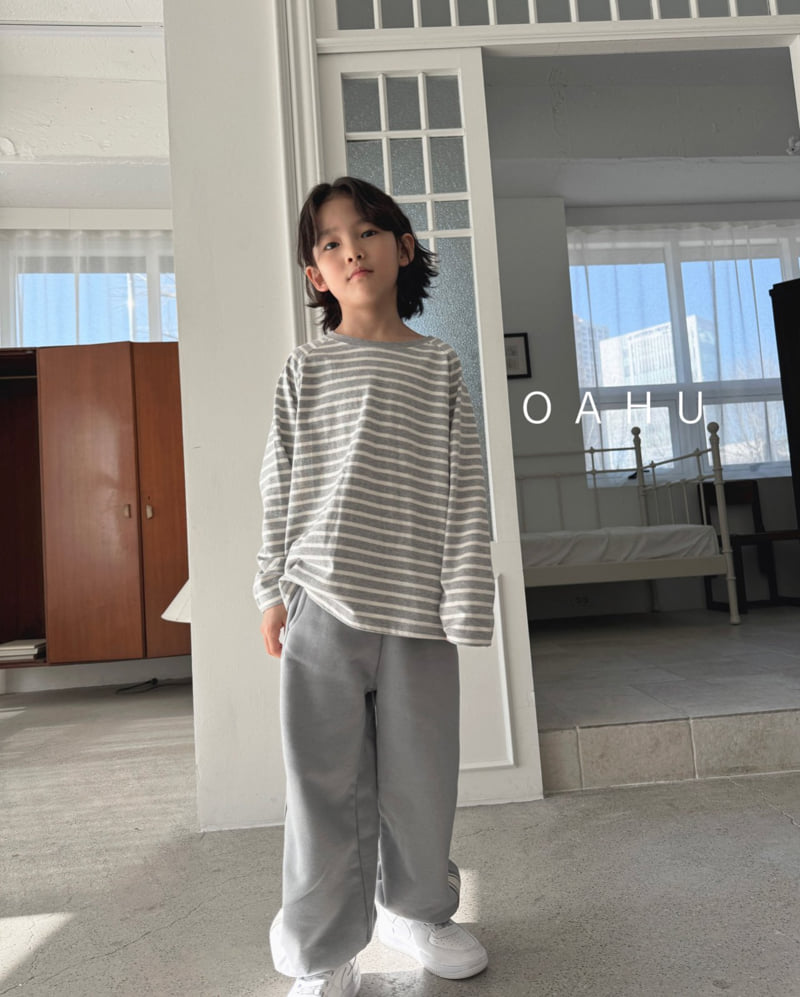 O'Ahu - Korean Children Fashion - #stylishchildhood - Tape Track Jogger Pants - 11