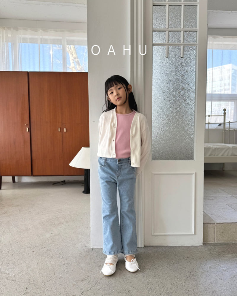 O'Ahu - Korean Children Fashion - #todddlerfashion - Vivi Bootcut Denim Pants - 7