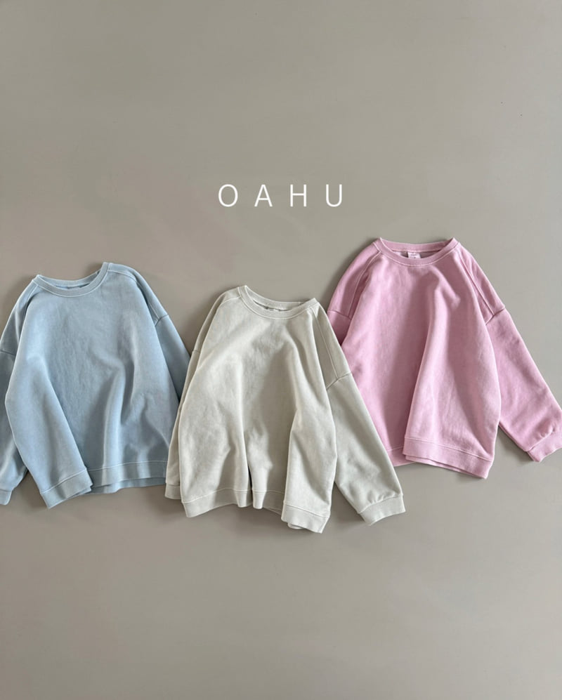 O'Ahu - Korean Women Fashion - #womensfashion - Candy Dying Sweatshirts MOM