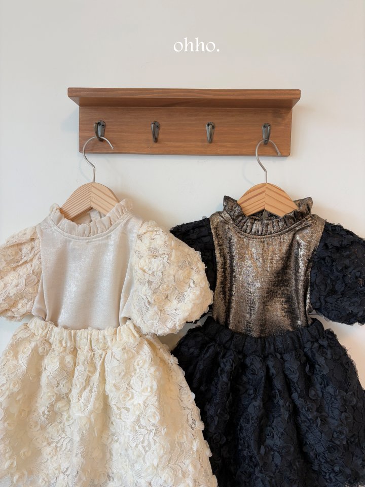 Ohho - Korean Children Fashion - #Kfashion4kids - Romantic Lace Blouse - 2