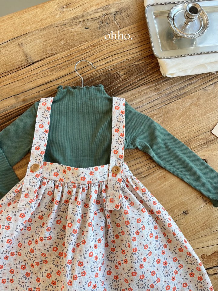 Ohho - Korean Children Fashion - #Kfashion4kids - Dove Rib Mockneck Tee - 11