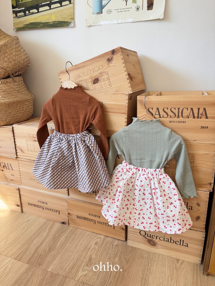 Ohho - Korean Children Fashion - #Kfashion4kids - Eyelet Mockneck Tee - 10