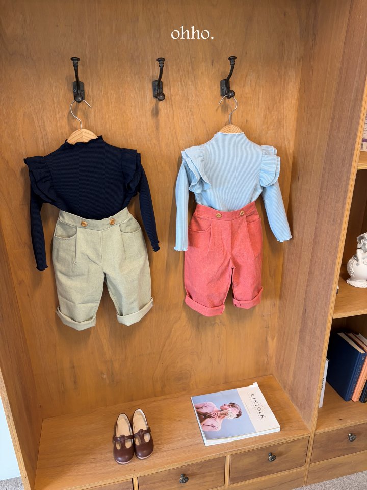 Ohho - Korean Children Fashion - #Kfashion4kids - Carol Pin-tuck Pants - 7
