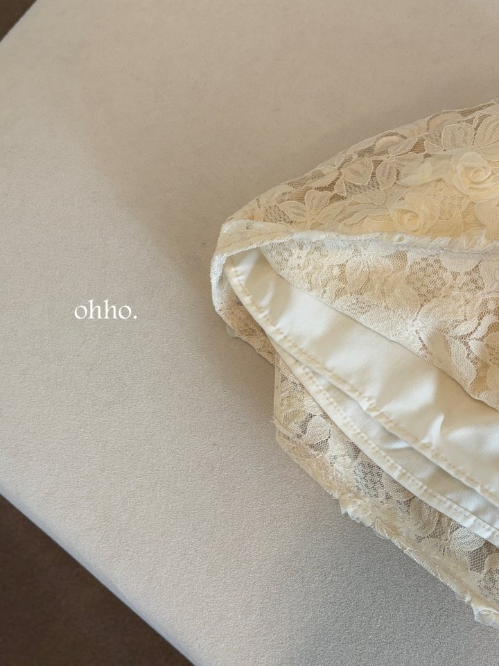 Ohho - Korean Children Fashion - #childofig - Romantic Lace Skirt - 8
