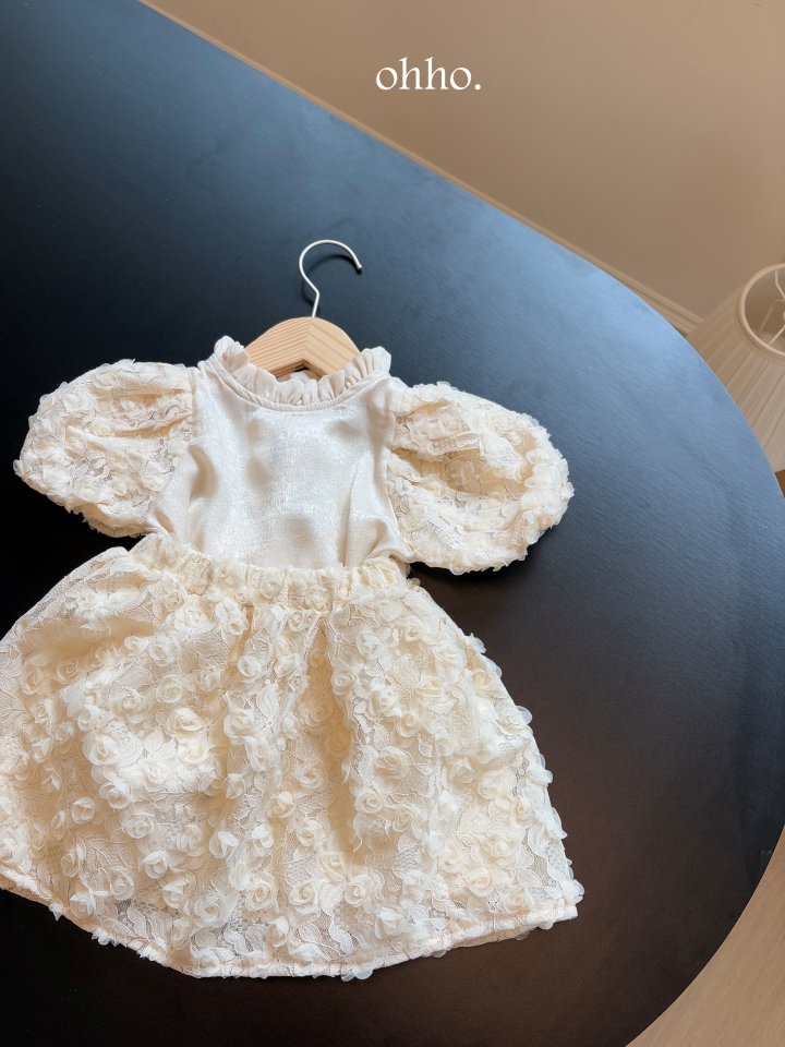 Ohho - Korean Children Fashion - #childofig - Romantic Lace Blouse - 7