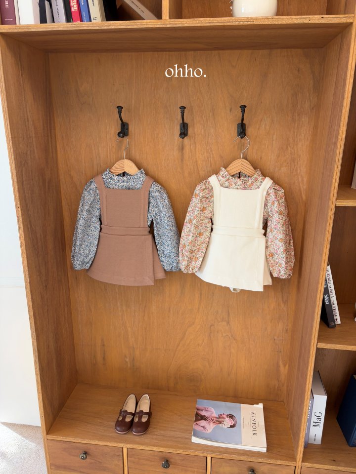 Ohho - Korean Children Fashion - #childofig - Pepper Suspenders Wrap Skirt Pants - 7