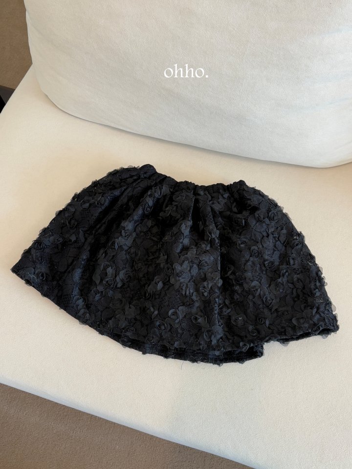 Ohho - Korean Children Fashion - #childrensboutique - Romantic Lace Skirt - 10