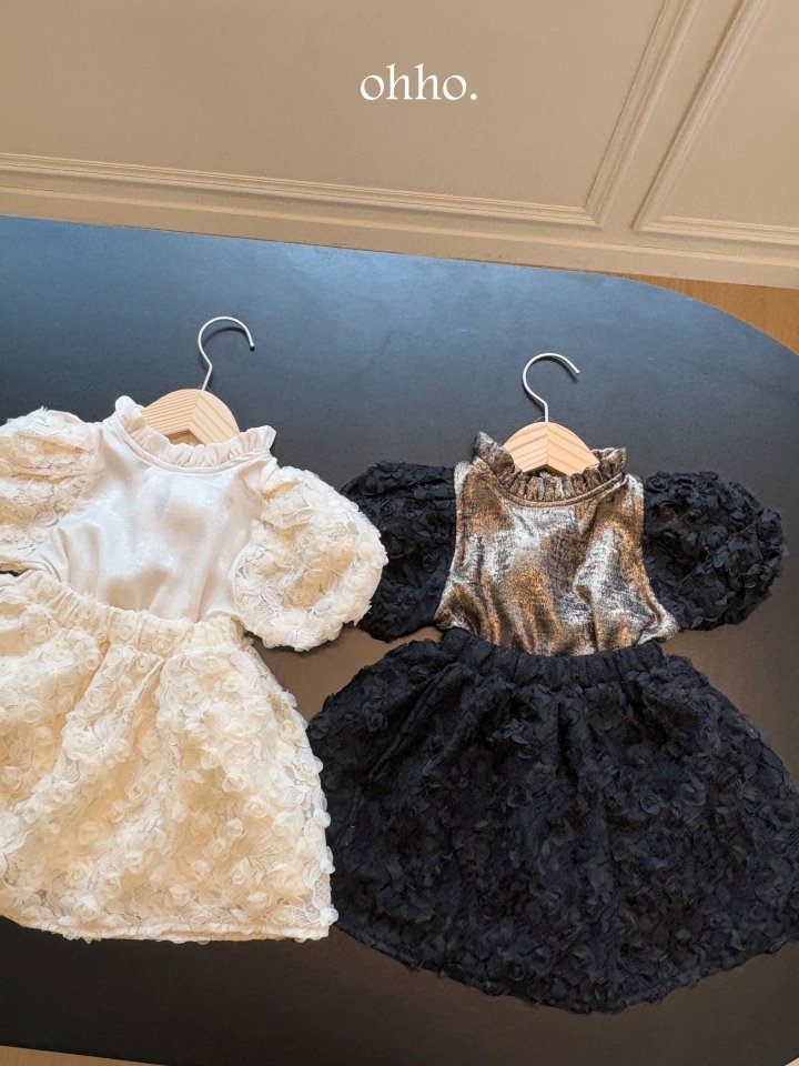 Ohho - Korean Children Fashion - #childrensboutique - Romantic Lace Blouse - 9