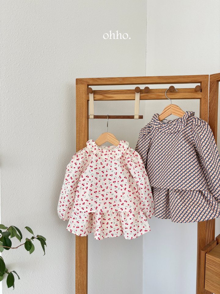 Ohho - Korean Children Fashion - #childrensboutique - Pang Frill Blouse - 6