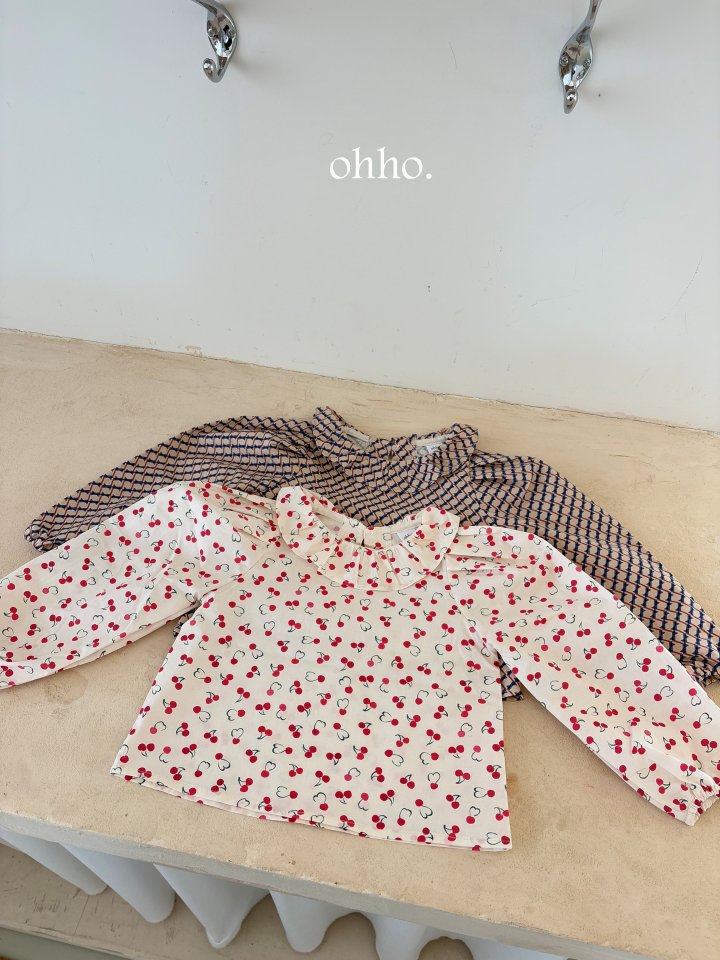 Ohho - Korean Children Fashion - #designkidswear - Pang Frill Blouse - 7