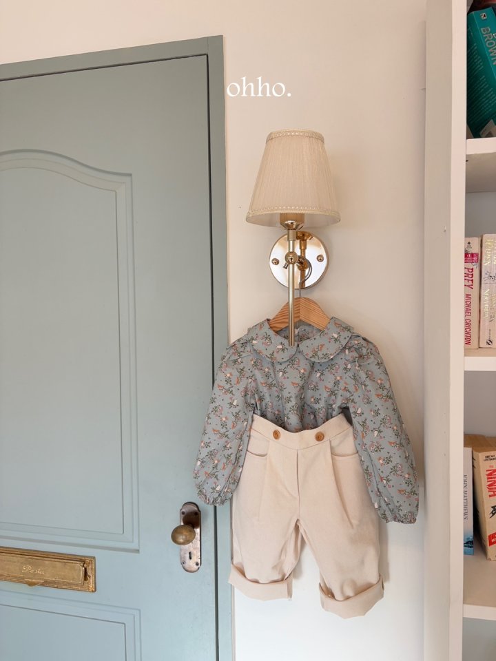Ohho - Korean Children Fashion - #discoveringself - Rabbit Round Blouse - 3