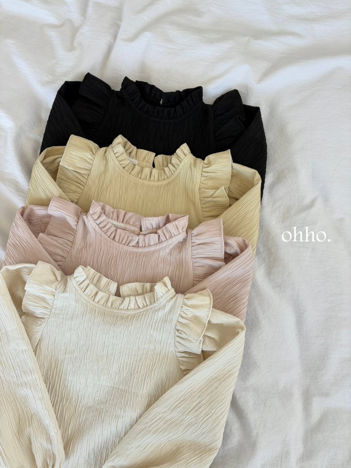 Ohho - Korean Children Fashion - #kidsshorts - Prom Wing Blouse - 5