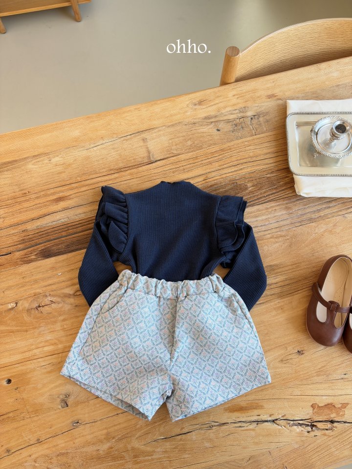 Ohho - Korean Children Fashion - #kidzfashiontrend - Monet Jacquard Pants - 5
