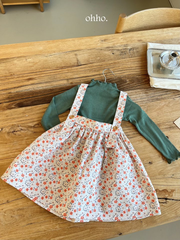 Ohho - Korean Children Fashion - #kidzfashiontrend - Dove Rib Mockneck Tee - 10