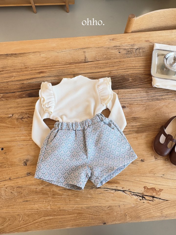 Ohho - Korean Children Fashion - #littlefashionista - Monet Jacquard Pants - 7