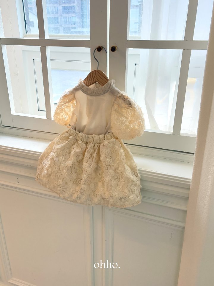 Ohho - Korean Children Fashion - #Kfashion4kids - Romantic Lace Skirt - 4