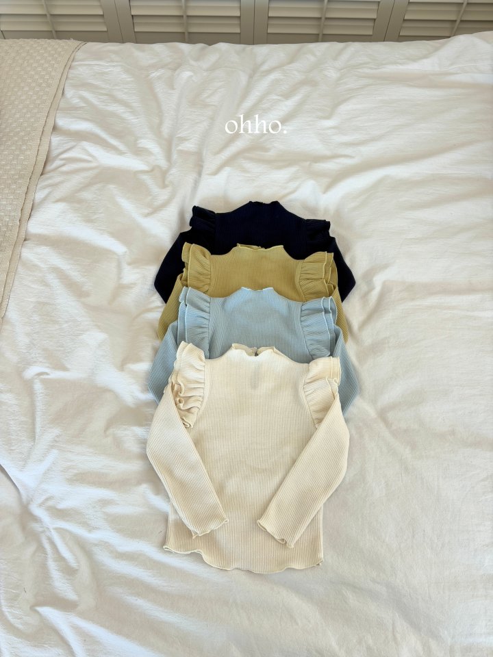 Ohho - Korean Children Fashion - #littlefashionista - French Wing Tee