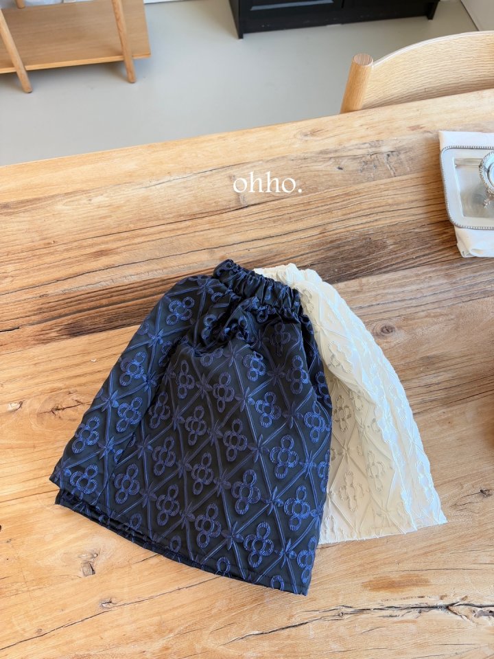 Ohho - Korean Children Fashion - #magicofchildhood - Roa Jacquard Skirt - 9