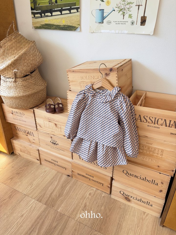 Ohho - Korean Children Fashion - #magicofchildhood - Pang Frill Blouse