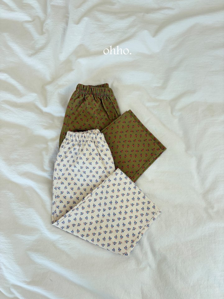 Ohho - Korean Children Fashion - #magicofchildhood - Rose Flower Pants - 7