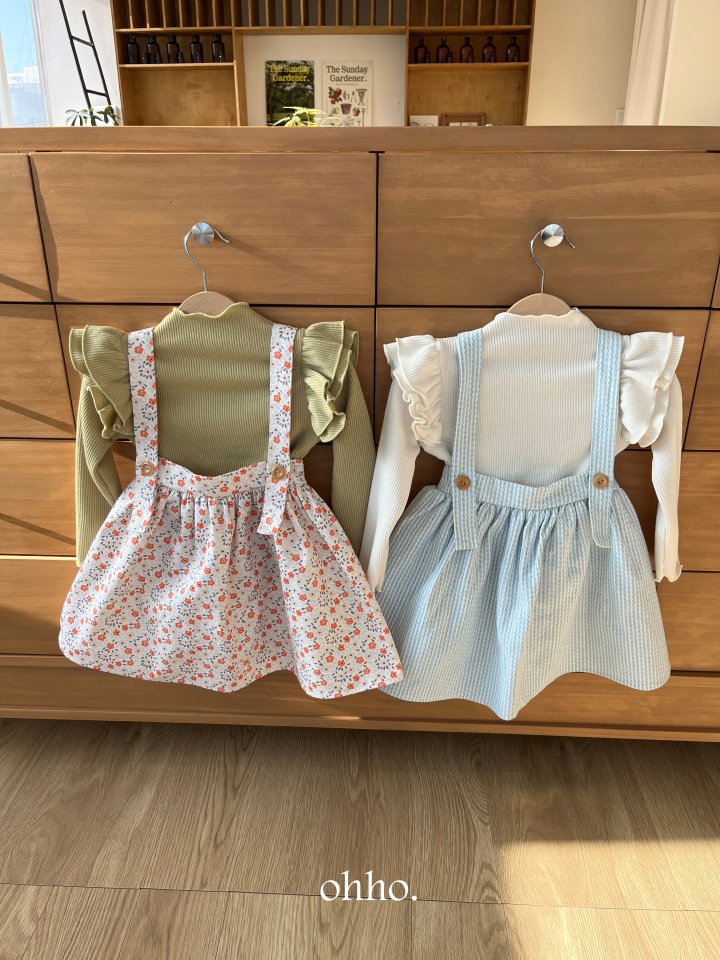 Ohho - Korean Children Fashion - #magicofchildhood - Caramel String Skirt - 5