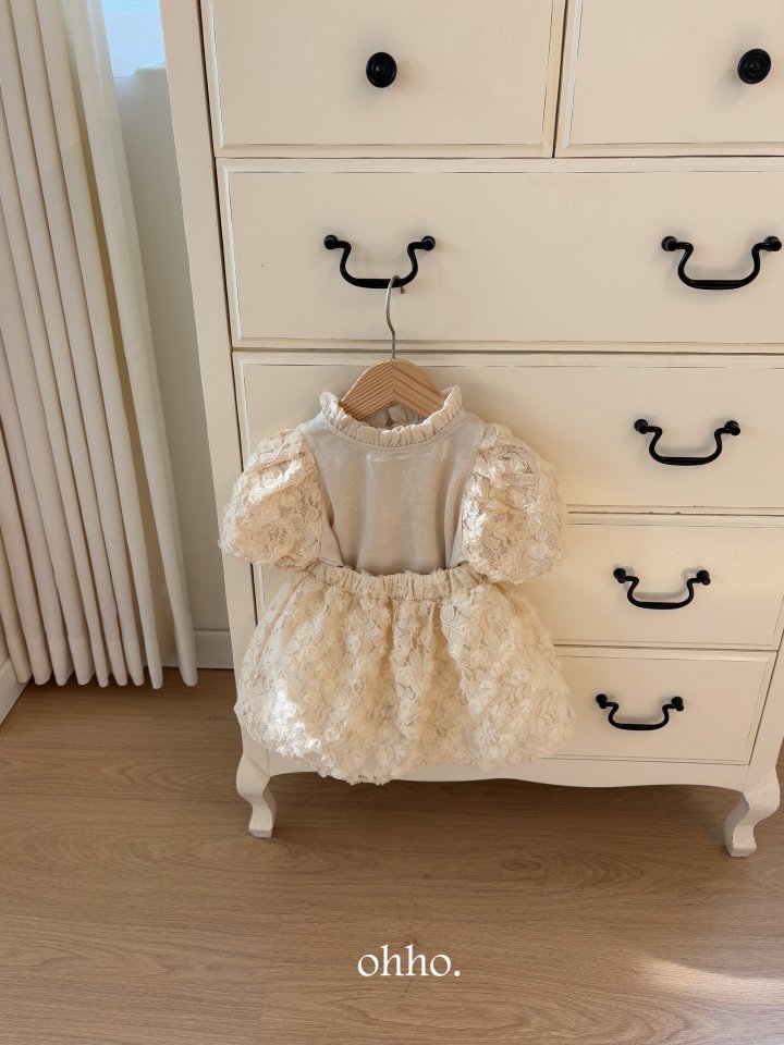 Ohho - Korean Children Fashion - #minifashionista - Romantic Lace Blouse - 5