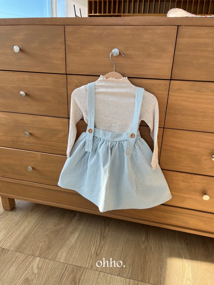 Ohho - Korean Children Fashion - #minifashionista - Caramel String Skirt - 6