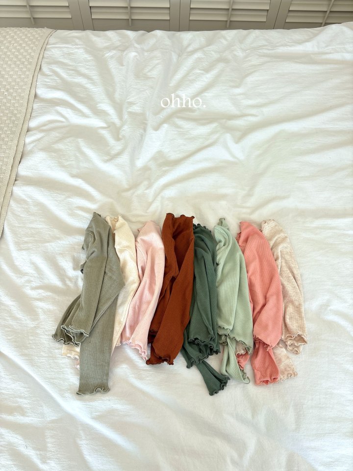 Ohho - Korean Children Fashion - #prettylittlegirls - Dove Rib Mockneck Tee