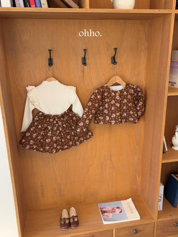 Ohho - Korean Children Fashion - #todddlerfashion - Rosha Quilting Skirt - 3
