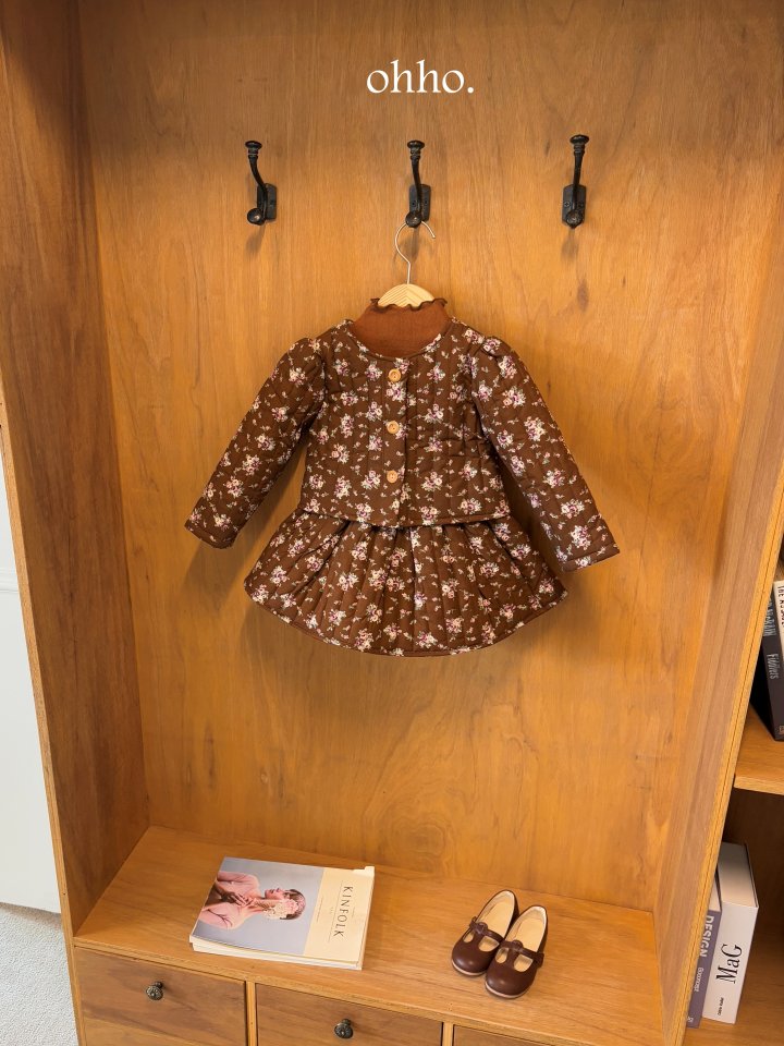 Ohho - Korean Children Fashion - #todddlerfashion - Rosha Quilting Jacket - 2