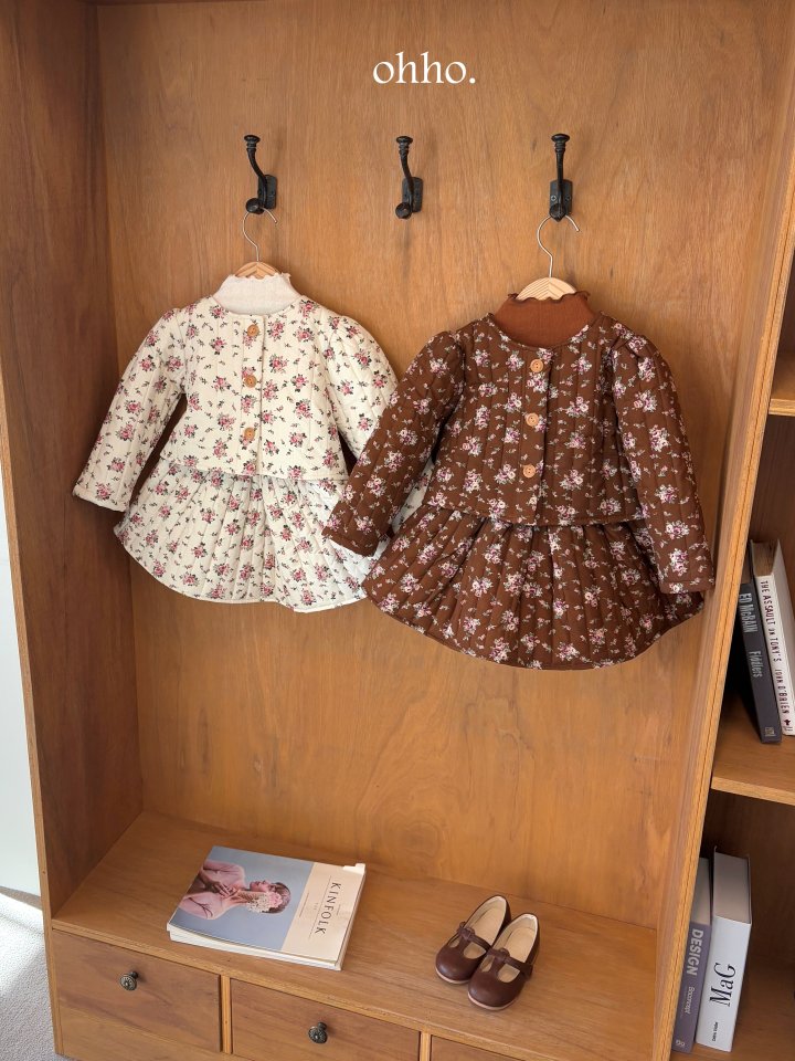 Ohho - Korean Children Fashion - #todddlerfashion - Rosha Quilting Skirt - 4