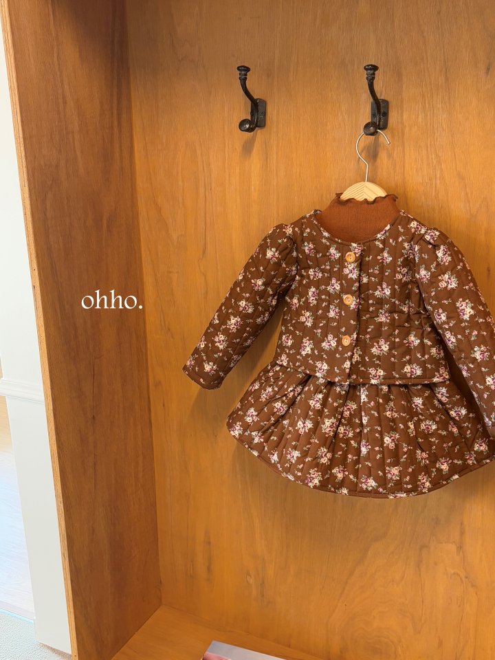 Ohho - Korean Children Fashion - #toddlerclothing - Rosha Quilting Jacket - 3