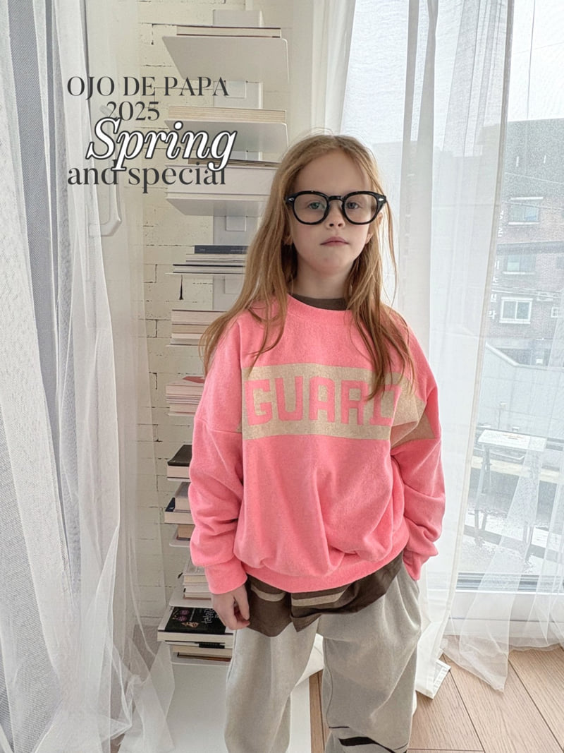 Ojodepapa - Korean Children Fashion - #kidsstore - Guard Terry Tee
