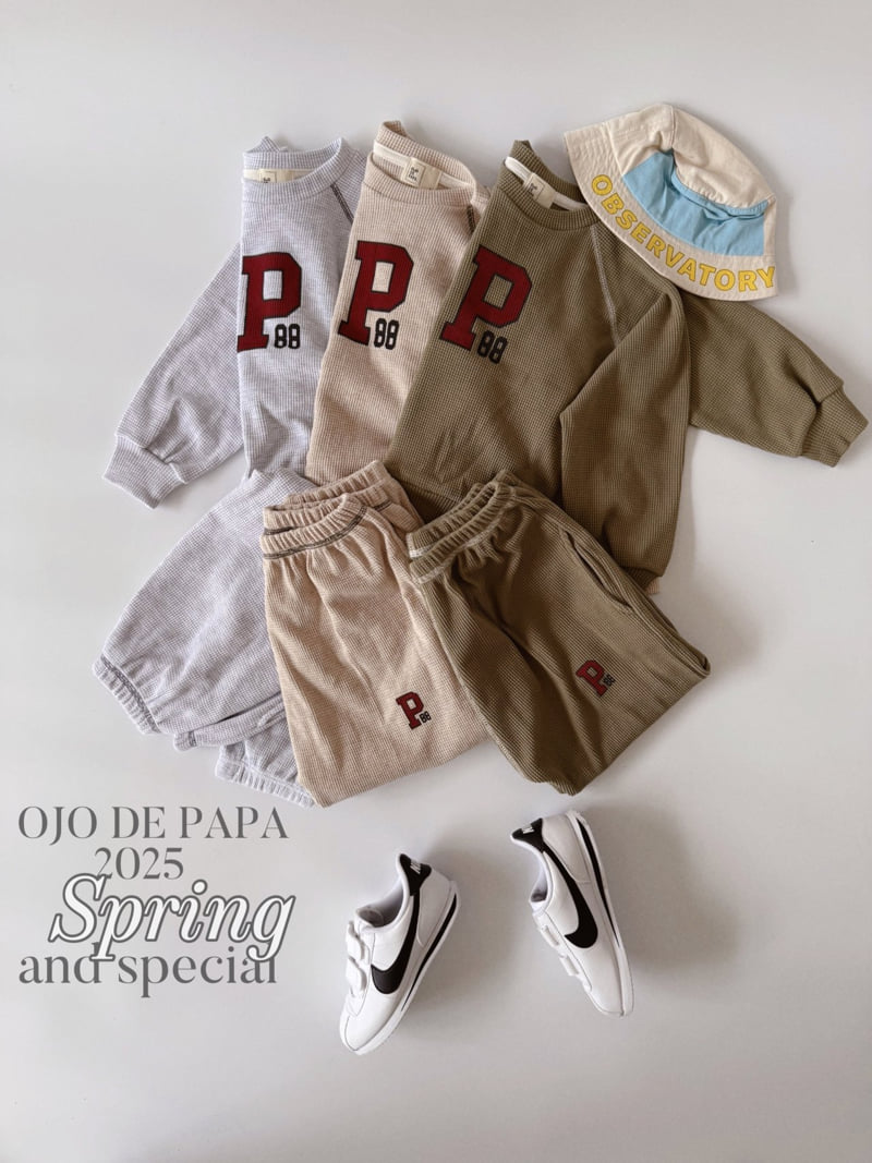 Ojodepapa - Korean Children Fashion - #littlefashionista - 88 Waffle Tee