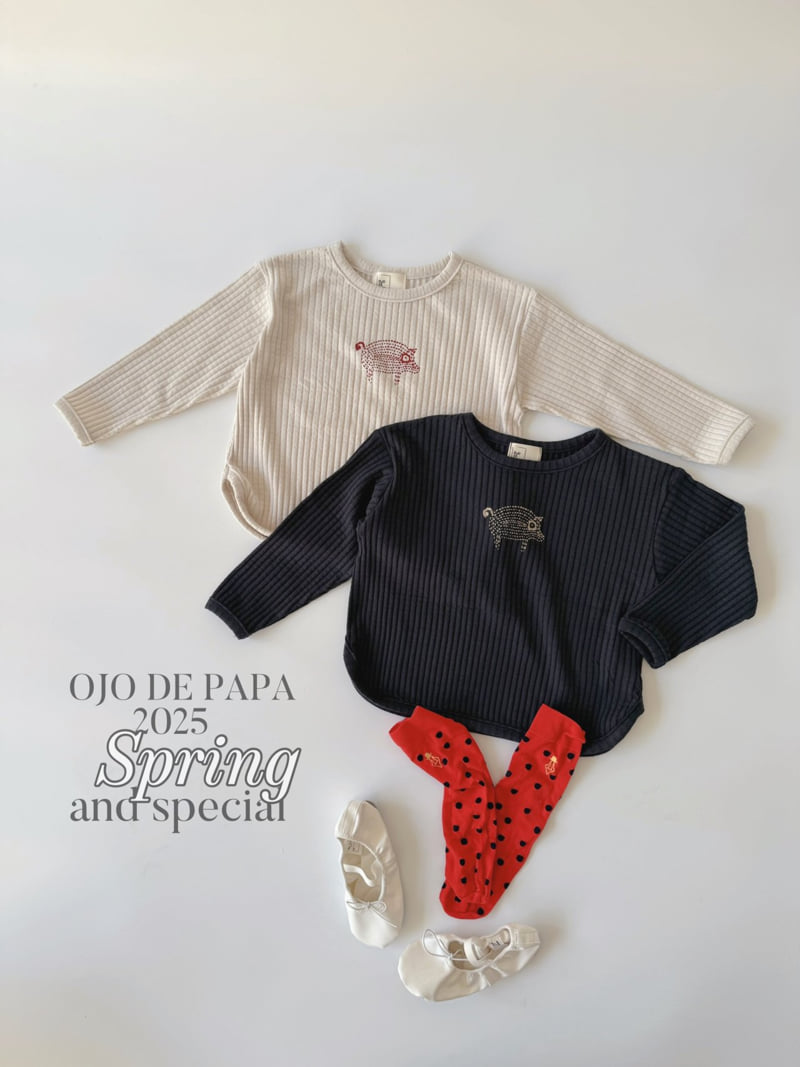 Ojodepapa - Korean Children Fashion - #minifashionista - Mini Piggy Tee