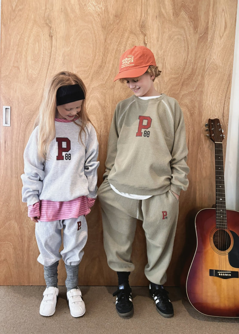 Ojodepapa - Korean Children Fashion - #toddlerclothing - 88 Waffle Tee - 6