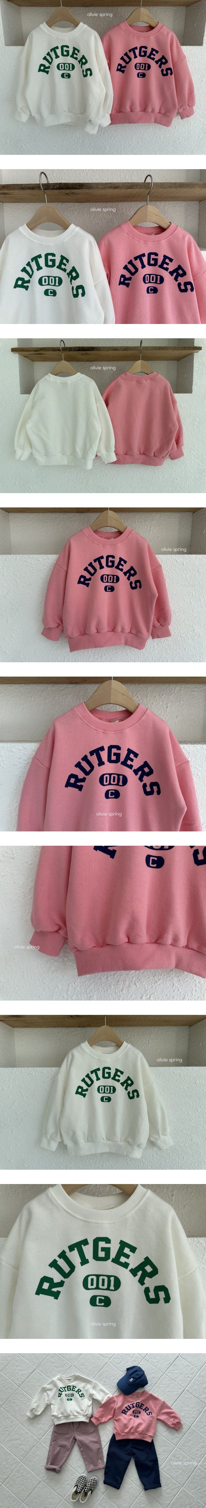 Olivie - Korean Children Fashion - #kidsstore - (Junior) Rutgers Sweatshirts